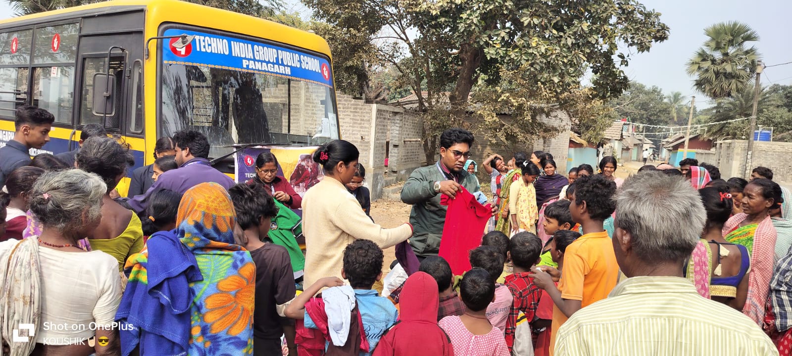 Cloths Distribution